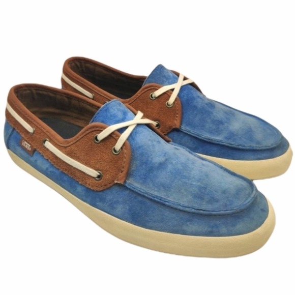 Vans Other - VANS Chauffeur 2.0 Boat Shoes Suede Two Tone Men's 7.5 Preppy Nautical Surf Line